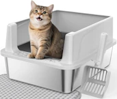 Stainless Steel Cat Litter Box