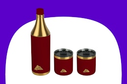 burgundy wine set
