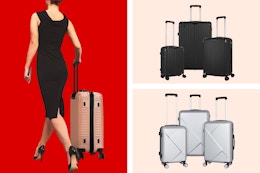 3-Piece Hardside Luggage Sets, Under $80 at The Home Depot (Up to 71% Off) card image