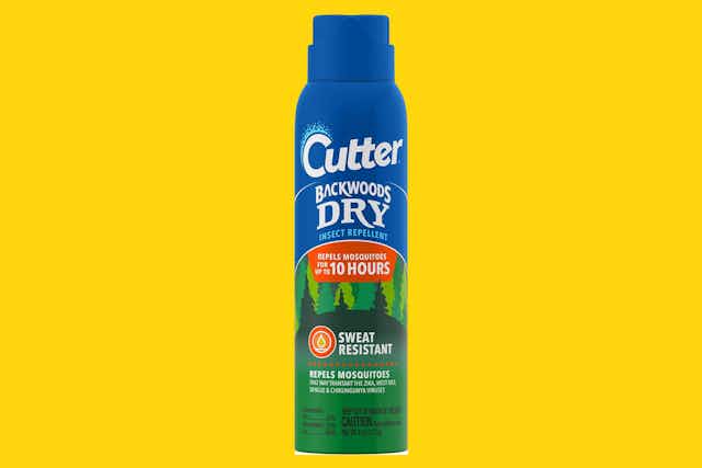 Cutter Backwoods Dry Insect Repellent, Only $3.42 on Amazon (Reg. $7.30) card image