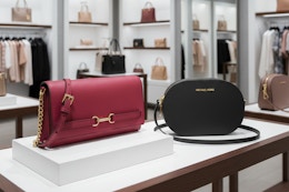 Michael Kors Outlet Leather Crossbody Bags
