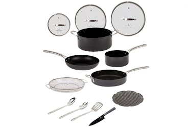 Emeril Lagasse Forever Pro 13 Pc. Cookware Set, Black