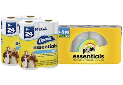 1 Bounty + 2 Charmin Products