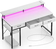 Computer Desk w/ Power & LED