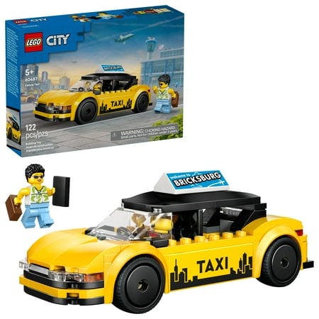 LEGO City Yellow Taxi Car