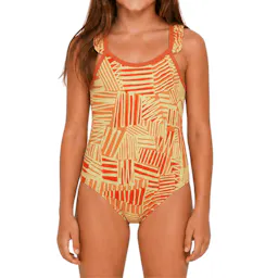 Kids' Squiggy Ruffle One-Piece
