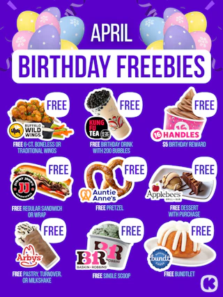April birthday freebies