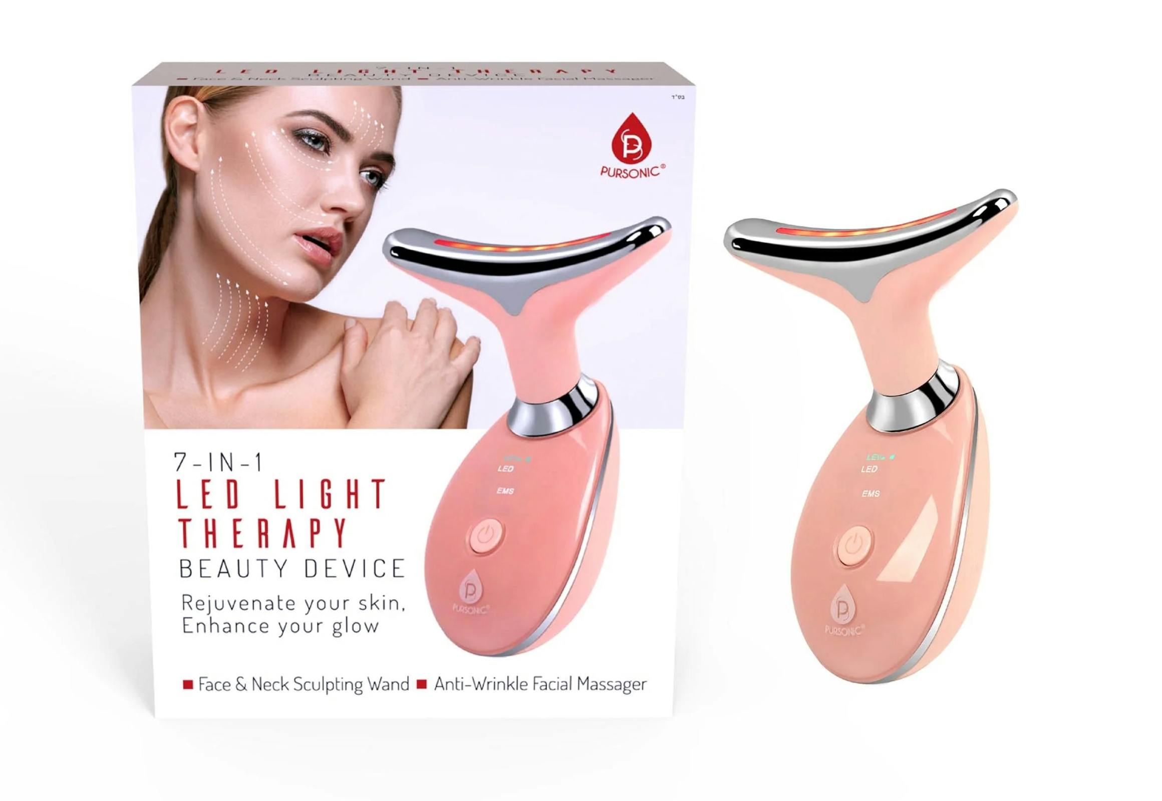 Pursonic LED Light Face Wand