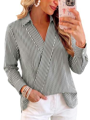 KIRUNDO Women's Striped Shirt
