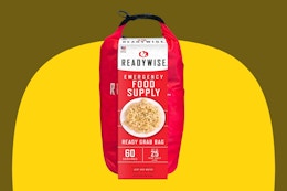 Save 61% on 60 Servings of Emergency Food at Walmart — Pay $49 card image