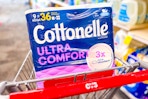 cottonelle ultra comfort in a cvs cart
