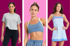 Women's active top, sports bra & active dress