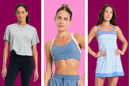 Women's active top, sports bra & active dress