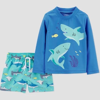 Kids' Rash Guard Swim Set
