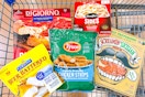 screamin' sicilian, tyson, gorton's, digiorno, stouffer's items in a shopping cart