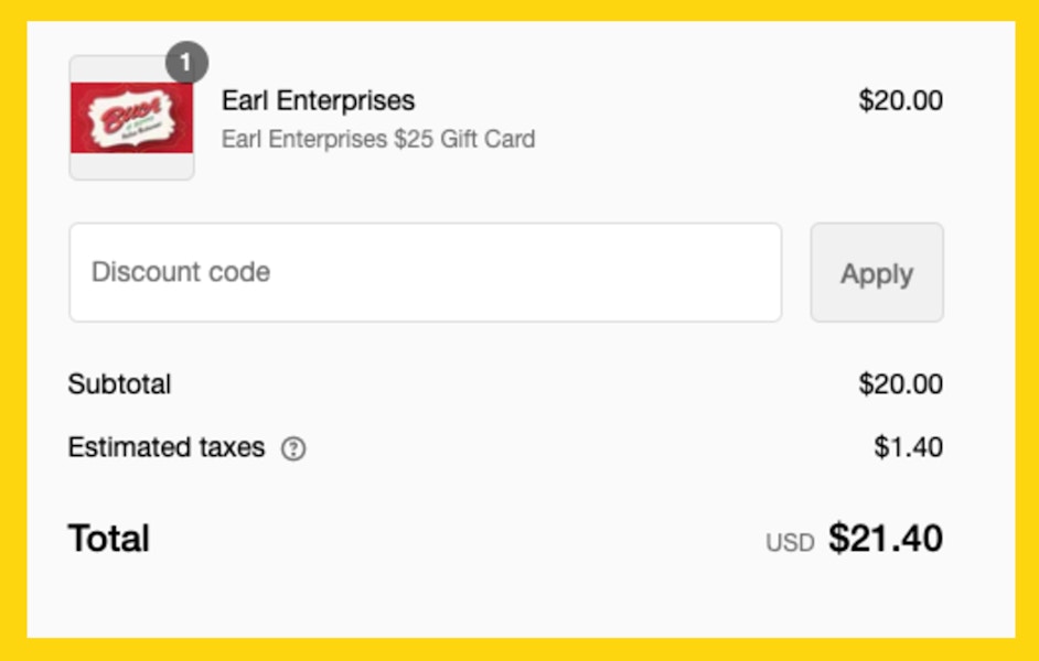 Earl Enterprises Cart IMage