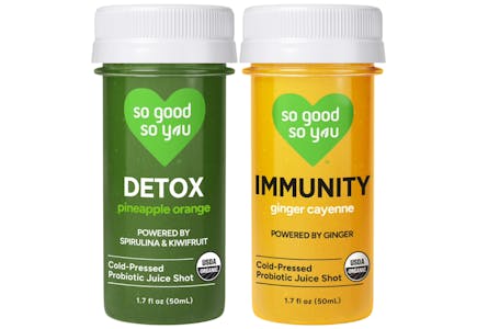 2 So Good So You Probiotic Shots