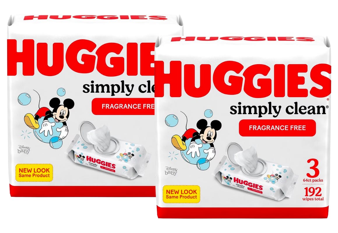 2 Huggies Wipes