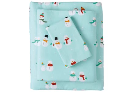 Holiday Flannel Sheet Set