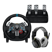 1 Racing Wheel + 1 Headset