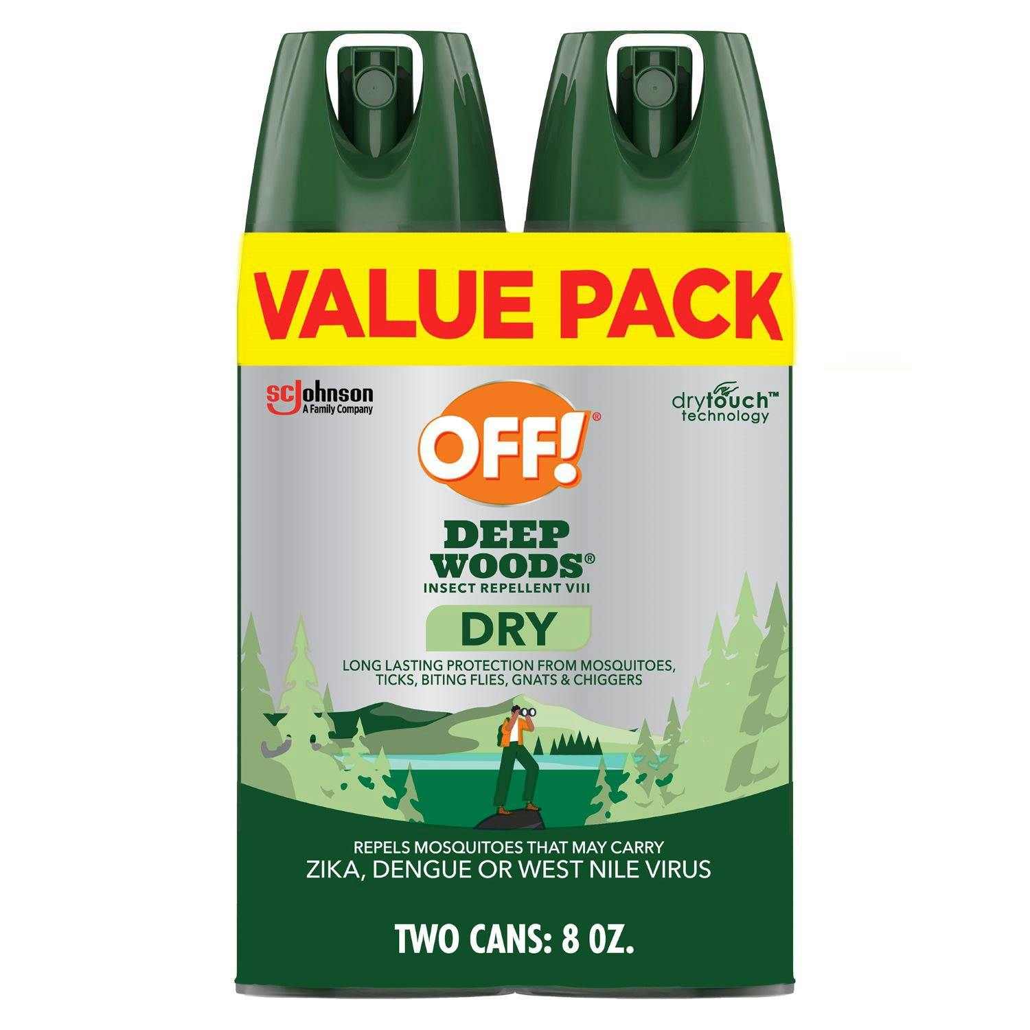 OFF! Deep Woods Insect Repellent 2-Pack