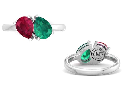 Martha Stewart Two-Stone Ring