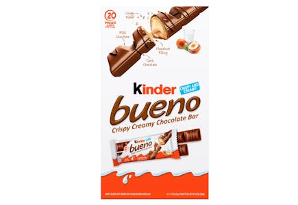 Kinder Bueno Chocolate Bars 20-Pack