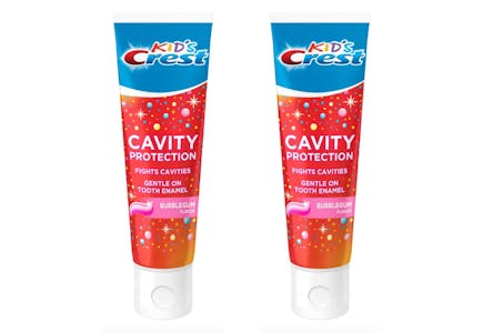 2 Crest Kid's Toothpastes