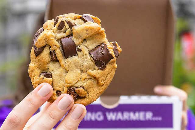 Get a FREE Insomnia Cookie Starting Friday, Dec. 1 for National Cookie Day card image