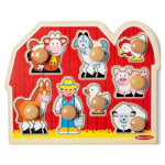 Melissa & Doug Farm Knob Puzzle