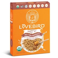 2 Lovebird Organic Cereal Boxes