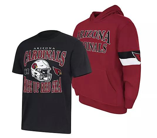 NFL Adult Shirt and Sweatshirt Set