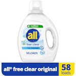 2 all free clear Laundry Detergents