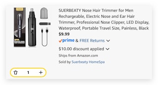 SUERBEATY Nose Hair Trimmer