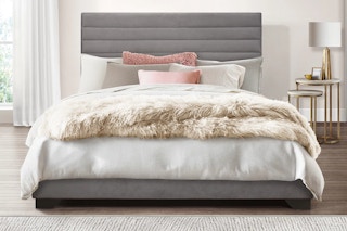 Lifestyle image of Hillsdale queen platform bed from Walmart.com