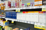 perfume display at cvs