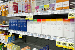 perfume display at cvs