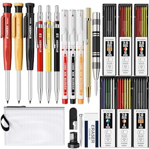 Mechanical Carpenter Pencil Set