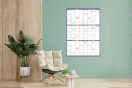Large 3-Month Dry Erase Calendar B0DK122HSH
