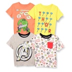 Amazon Essentials Kids' Tees 4-Pack