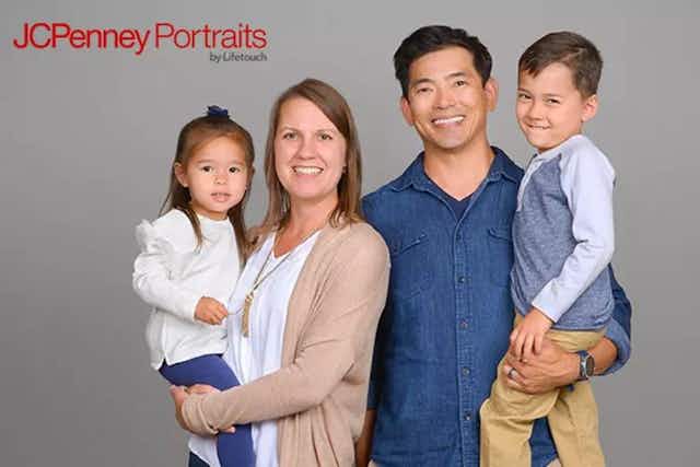 JCPenney Portraits Session and Canvas Print, $8 on Groupon (Reg. $59.95) card image