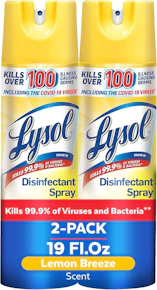 Lysol Disinfectant Spray 2-Pack