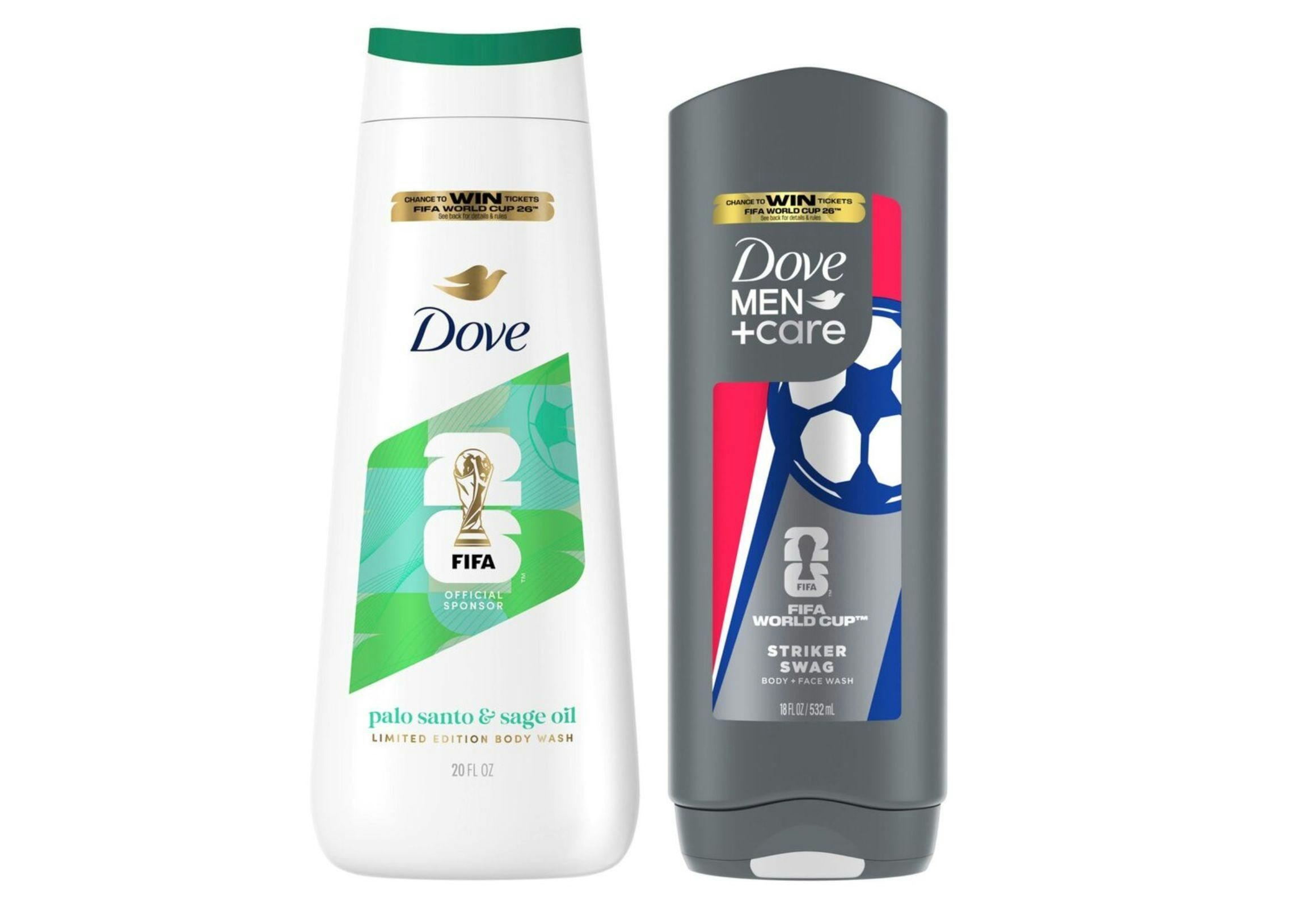 2 Dove Body Washes