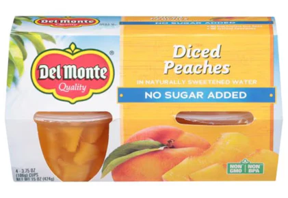 2 Del Monte Fruit Cups