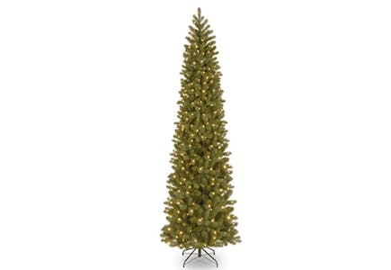 Prelit Slim 9-Foot Christmas Tree