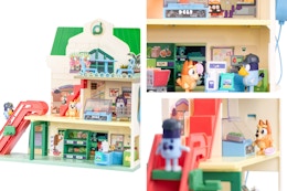 walmart bluey supermarket playset collage
