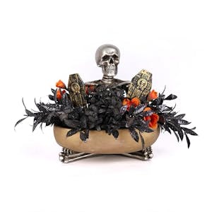 Halloween Decor Skull Centerpiece