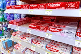 colgate toothpastes on walgreens shelf