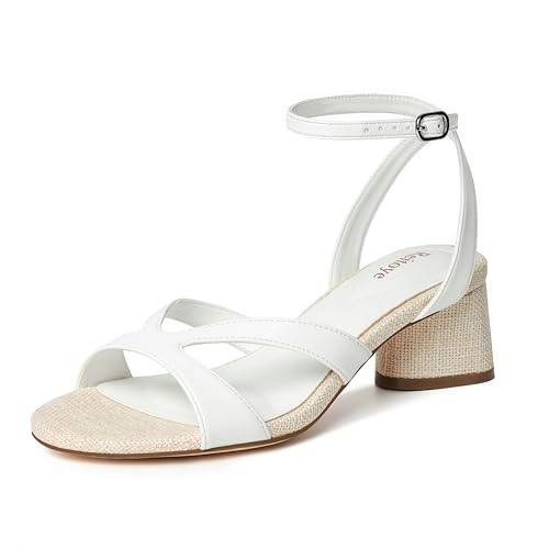 Women's Low Chunky Heel Sandals