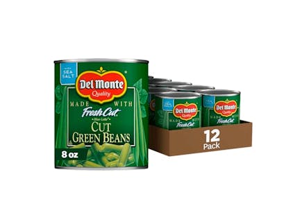 Del Monte Cut Green Beans 12-Pack